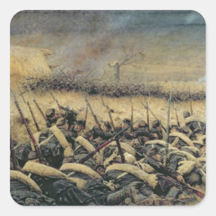 Adesivo Quadrado Antes da ofensiva, 1877-78