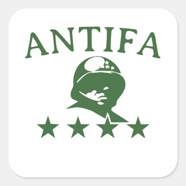 Adesivo Quadrado ANTIFA Geral (Frente)