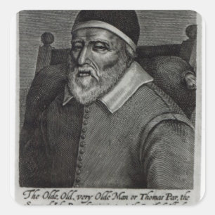 Adesivo Quadrado Antigo Tom Parr, 1635