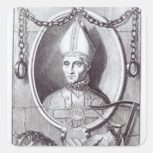 Adesivo Quadrado Antipope John XXIII, 1713