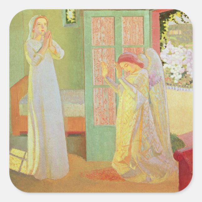 Adesivo Quadrado Anunciação, 1913 (Frente)