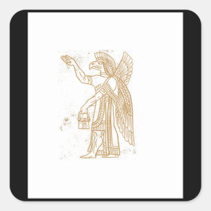 Adesivo Quadrado Anunnaki