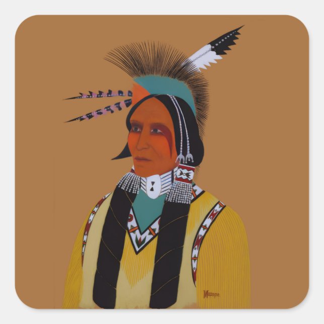Adesivo Quadrado Apache Ben (Frente)