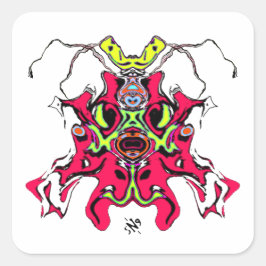 Adesivo Quadrado Apenas outra criatura