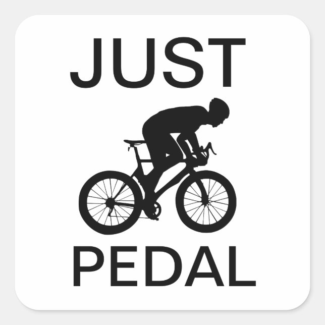 Adesivo Quadrado Apenas Pedal (Frente)