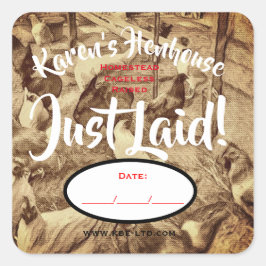 ADESIVO QUADRADO APENAS RÓTULO DO OVO