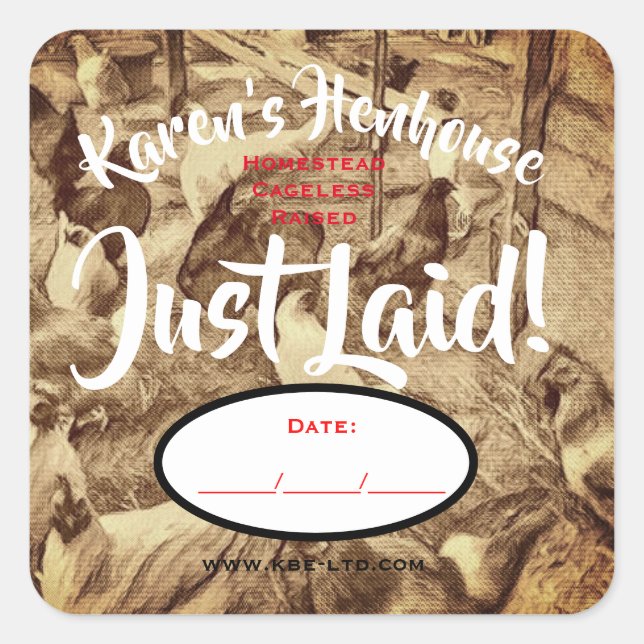 ADESIVO QUADRADO APENAS RÓTULO DO OVO (Frente)