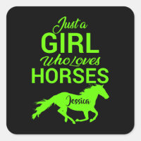 Apenas Uma Menina Que Ama Cavalos Personalizados