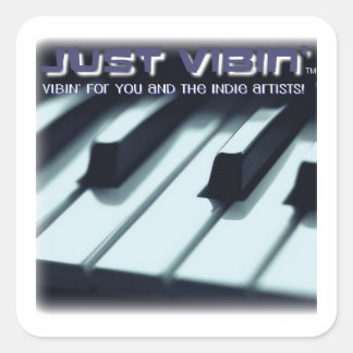 Adesivo Quadrado Apenas Vibin' Stickers Quadrados