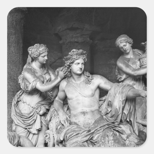 Adesivo Quadrado Apollo tendia por ninfas no pomar (Frente)