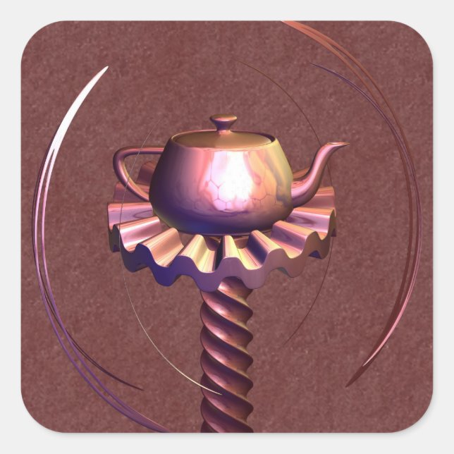 Adesivo Quadrado Após reflexão (Frente)