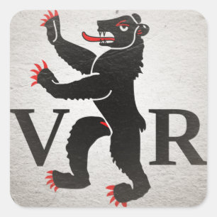 Adesivo Quadrado Appenzell Ausserrhoden