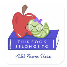 Apple & Bookworm Este Livro Pertence A