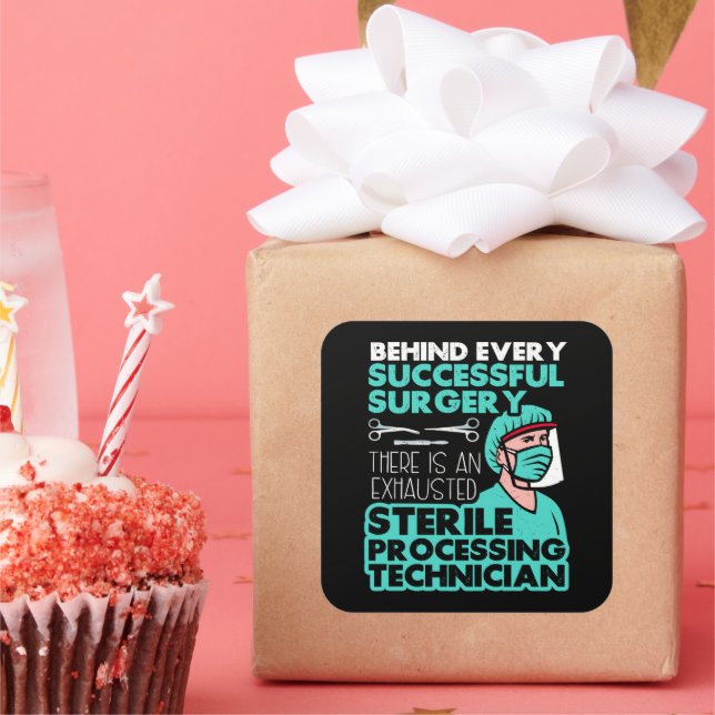 Adesivo Quadrado Apreciação Tecnológica por Técnicos de Processamen (Festa)