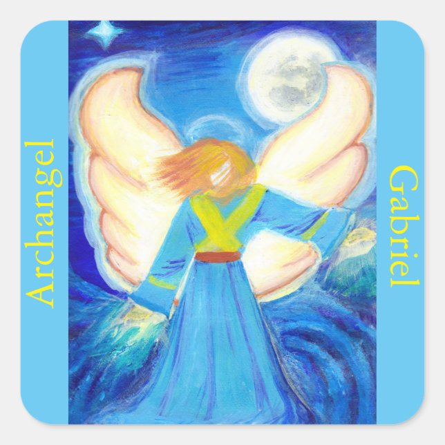 Adesivo Quadrado Archangel Gabriel Stickers (Frente)
