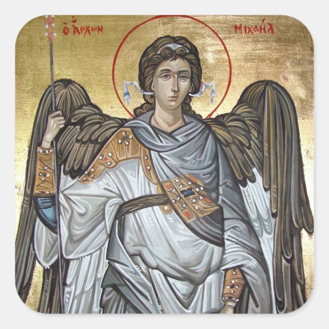 Adesivo Quadrado Archangel Michael (Frente)