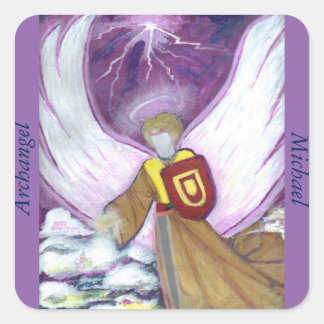 Adesivo Quadrado Archangel Michael Sticker