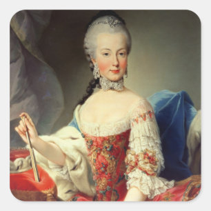 Adesivo Quadrado Archduchess Maria Amalia Habsburgo-Lothringen