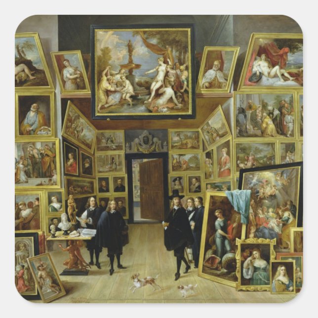 Adesivo Quadrado Archduke Leopold Wilhelm (Frente)