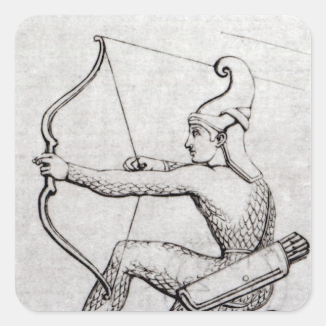 Adesivo Quadrado Archer (Frente)