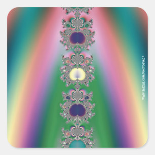 Adesivo Quadrado Arco