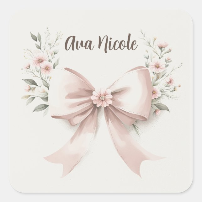 Adesivo Quadrado Arco Coquette (Frente)