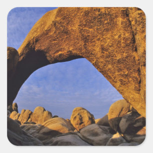 Adesivo Quadrado Arco de Rocha no Parque Nacional da Árvore de Josu