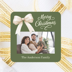 Adesivo Quadrado Arco de sorvete verde-azeitona