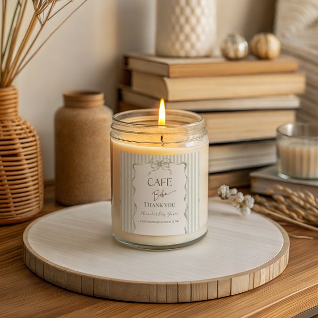 Adesivo Quadrado Arco Retro Neutro Café Bebe Chá de Bebê (Criador carregado)