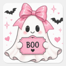 Arco Rosa BOO Fantasma Coquette Halloween