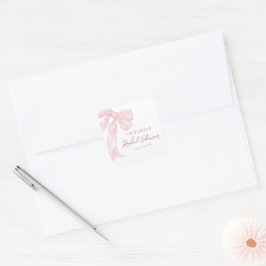 Adesivo Quadrado Arcos Rosa Menino Chá de panela Elegante