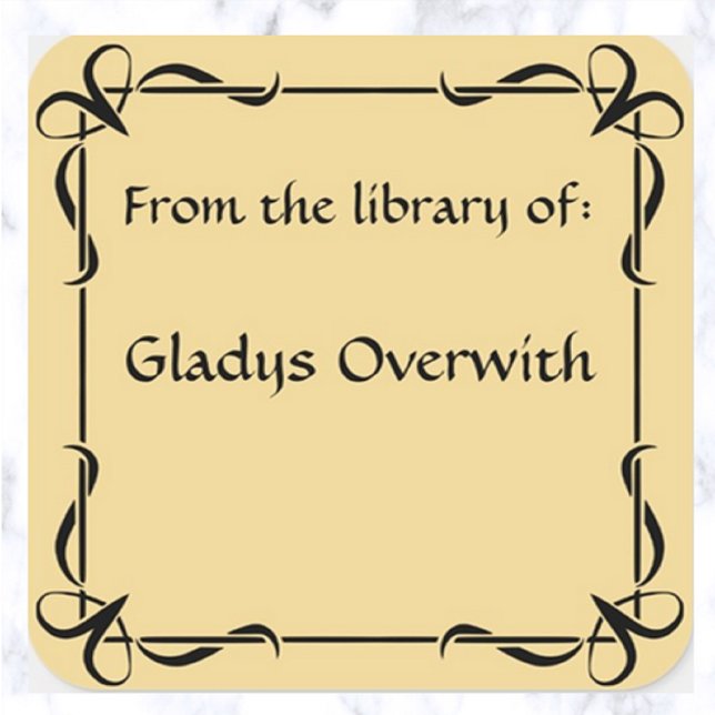 Adesivo Quadrado Arcos Vintage decorativos (Criador carregado)