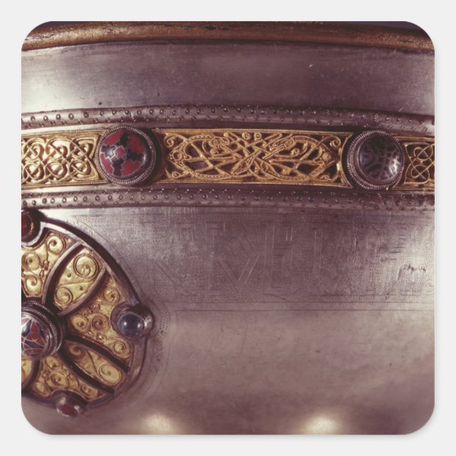 Adesivo Quadrado Ardagh Chalice, Reerasta, County Limerick (Frente)