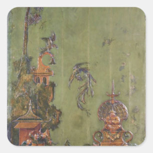 Adesivo Quadrado Areje, de uma série de painéis que descrevem