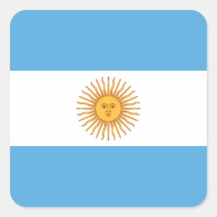 Adesivo Quadrado Argentina