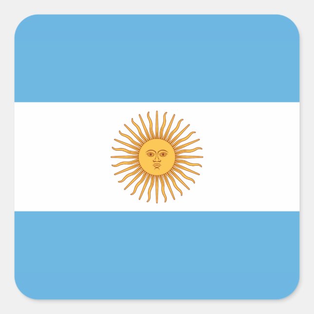 Adesivo Quadrado Argentina (Frente)