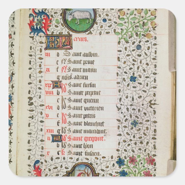 Adesivo Quadrado Aries e um homem derrubando árvores (Frente)