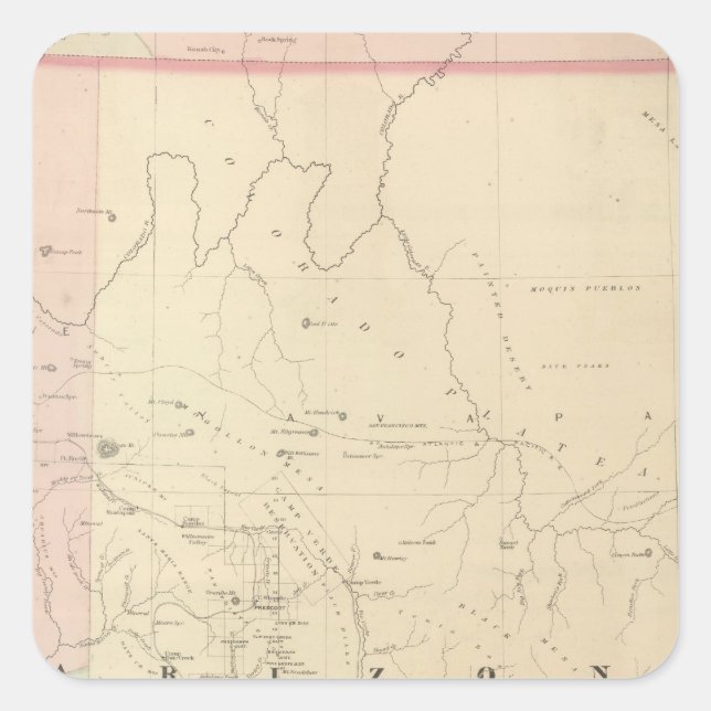 Adesivo Quadrado Arizona (Frente)