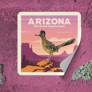 Adesivo Quadrado Arizona Vintage