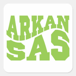 Adesivo Quadrado Arkansas - Orgulho Estatal