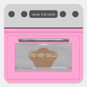 Adesivo Quadrado Arma em rosas claro de vinheta