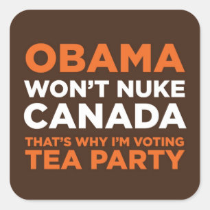 Adesivo Quadrado Armas nucleares Canadá