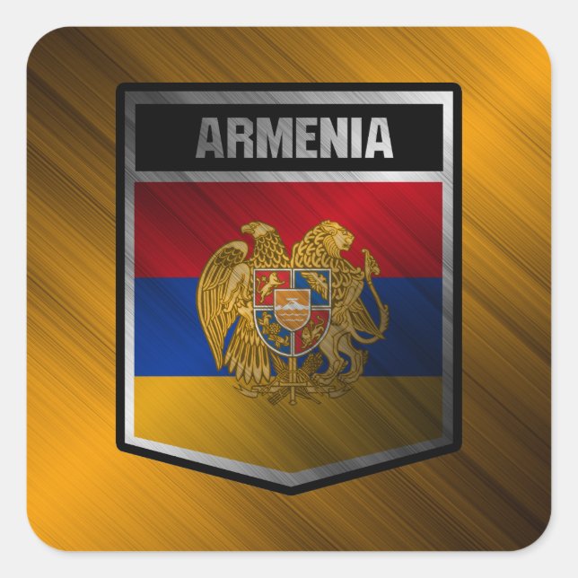 Adesivo Quadrado Armênia (Frente)