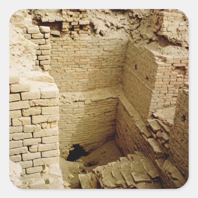 Adesivo Quadrado Arruína no palácio (Frente)