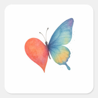 Adesivo Quadrado Arrumador do coração