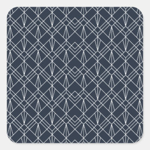 Adesivo Quadrado art déco geométrico