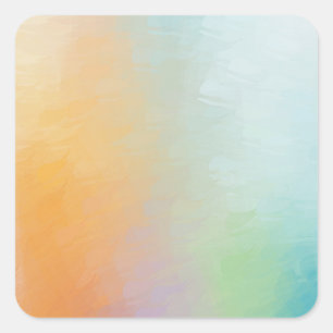 Adesivo Quadrado Arte abstrata rosa vermelho amarelo azul modelo em