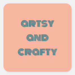 Adesivo Quadrado arte e artesanato, artes e artesanatos