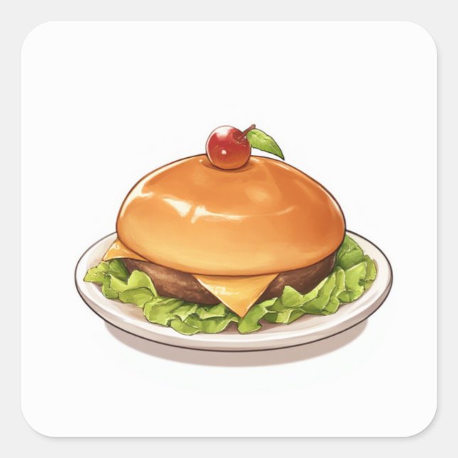 Adesivo Quadrado Arte Suave (Frente)