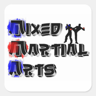 Adesivo Quadrado Artes Marciais Mistas